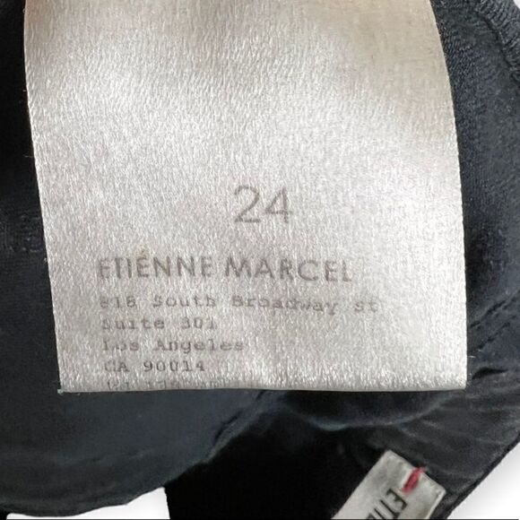 Etienne Marcel Low Rise Zipper Detail Skinny Jeans - Picture 5 of 8